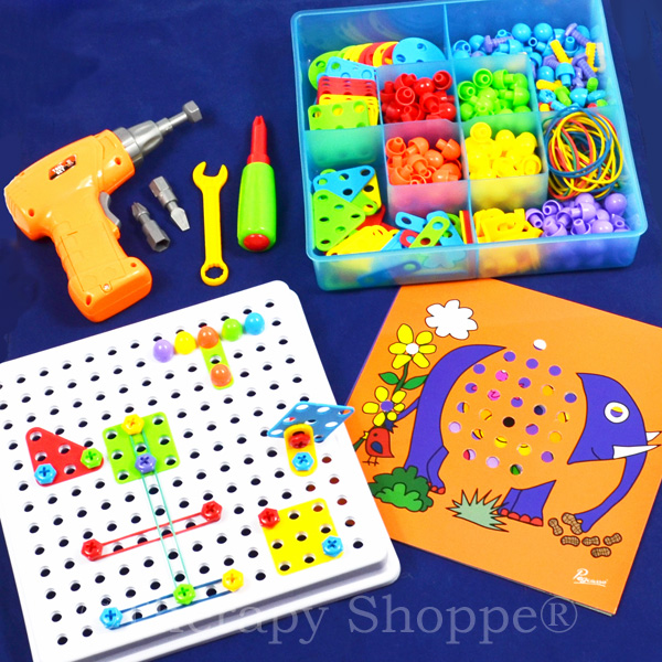 Stack It Peg Board Autism Game Fine Motor Skills Toys Occupational Therapy 