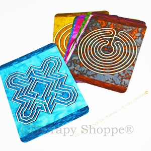Finger Labyrinth Mandala Cards