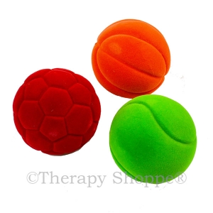 Fuzzi Flocked Sports Balls Set