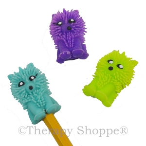 Tactile Critter Pencil Toppers 3-pk