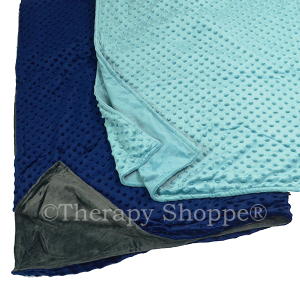 Washable Weighted Blankets with Furry Minkee Covers