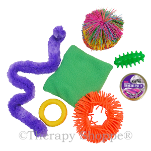 Shaggy Mop Dog Large 8 Puffer Ball - Sensory Therapy Fidget Stress Ba