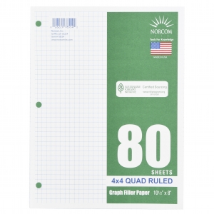 Super Sale Ruled Graph Paper 80-pk