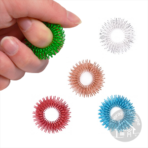 Colored Wire Fidget Rings