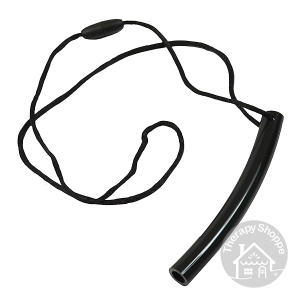 Black Chewable Tubes Necklace