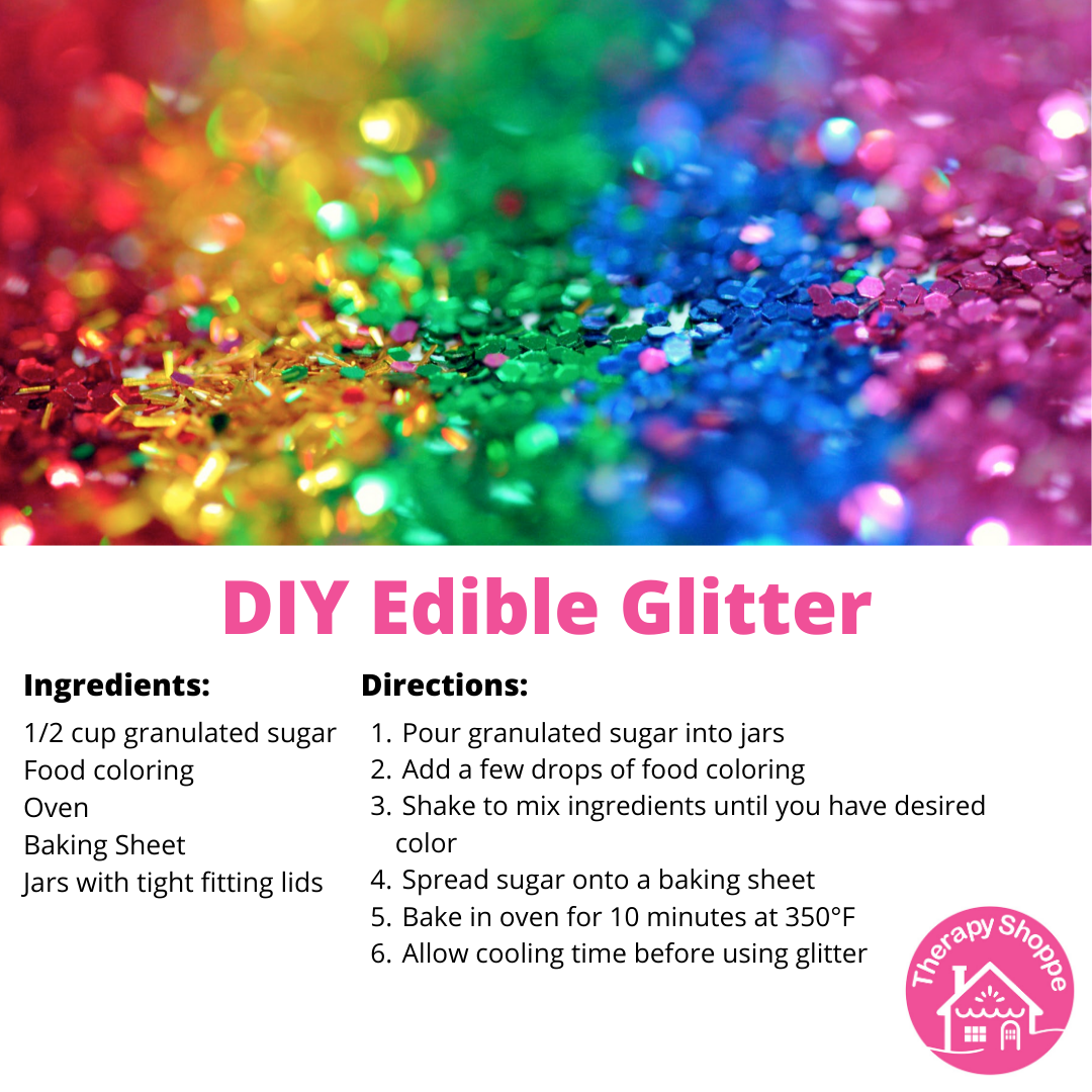 DIY edible glitter