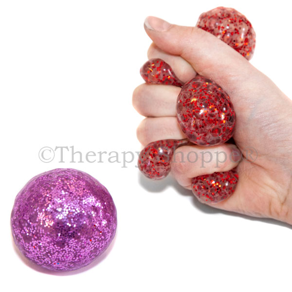 gel bead glitter squeeze ball fidget therapy shoppe watermarked