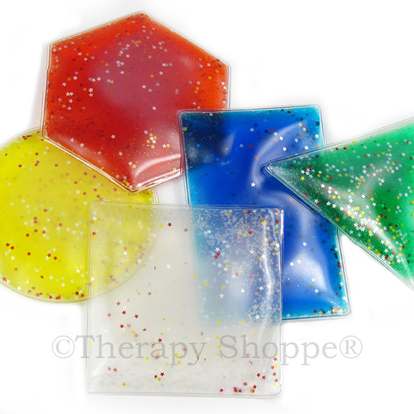 glittery gel shape fidget therapy shoppe watermarked